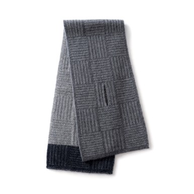 Men's Short Cashmere Scarf