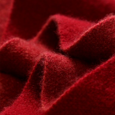 Soft and Warm Red Cashmere Scarf