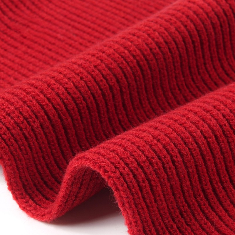 Red Knitted Scarf