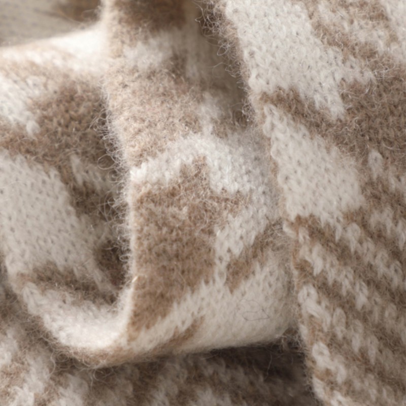 Zebra Print Knitted Scarf