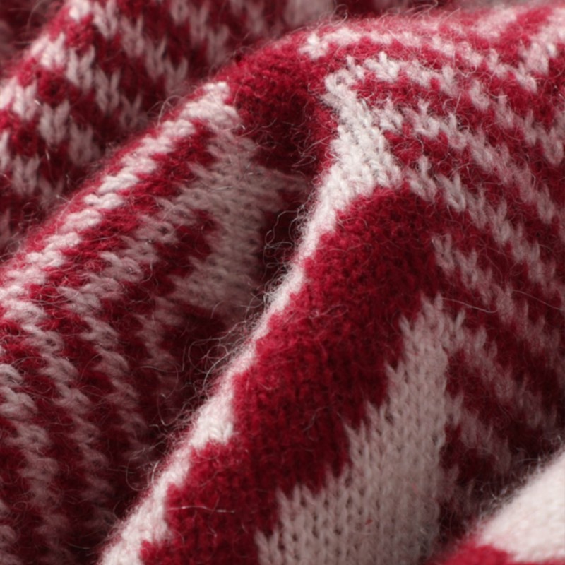 Zebra Print Knitted Scarf