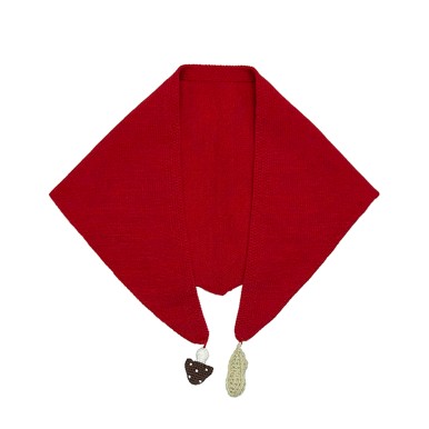 Solid Color Versatile Triangle Shawl