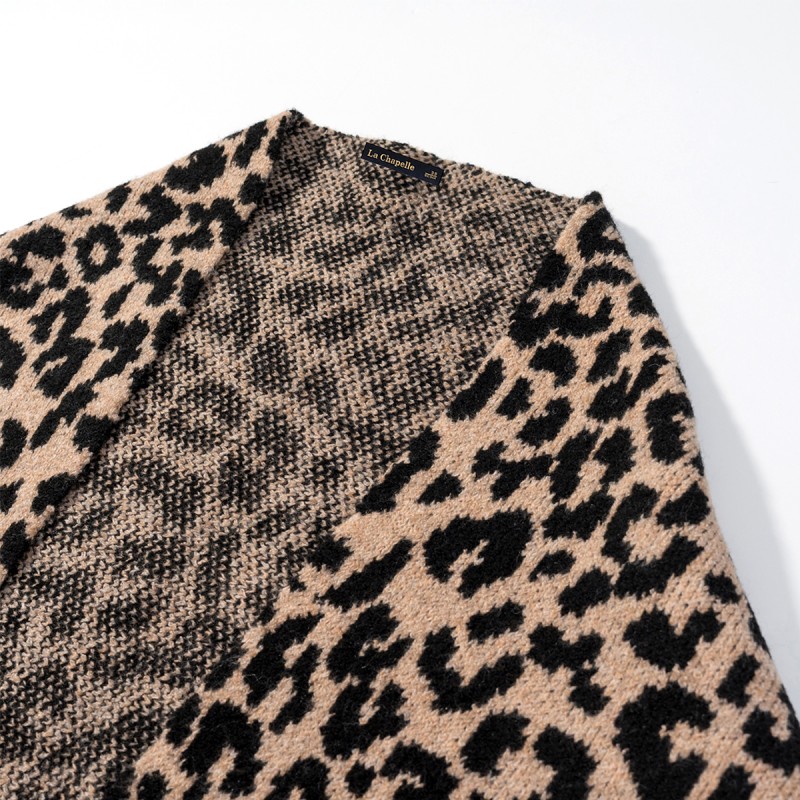 Leopard Print Triangle Shawl