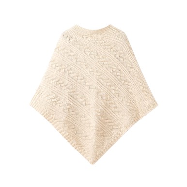 Casual Knit Triangle Shawl