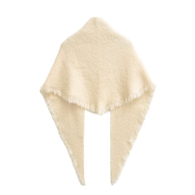 Vintage Tassel Knit Shawl