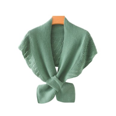 Solid Color Perforated Shawl