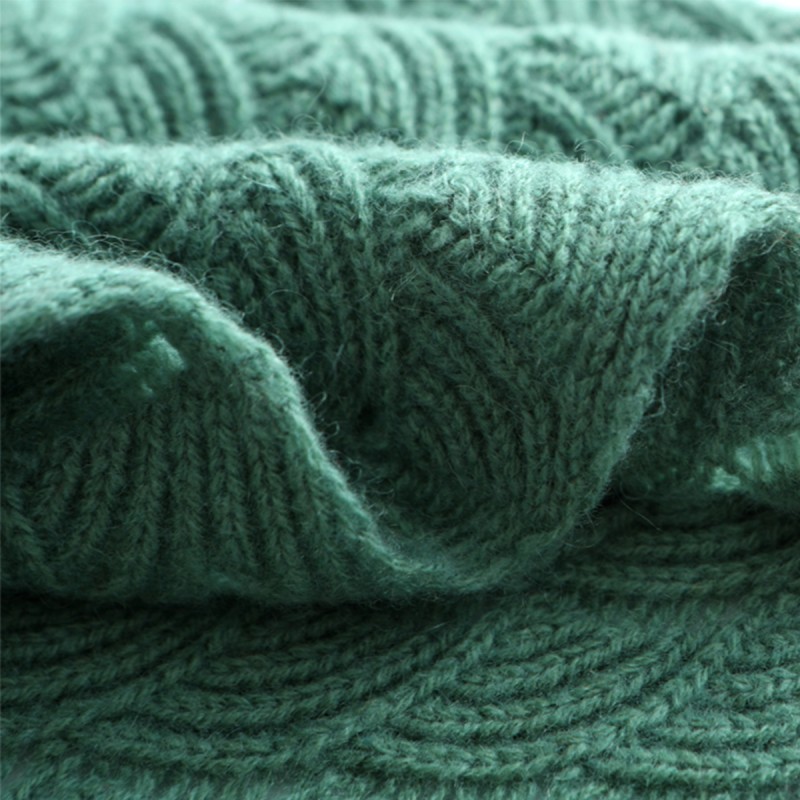 Solid Color Perforated Shawl